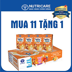 Mua 11 lốc tặng 1 Sữa nước Nutricare MetaCare Yoyo vị chua hương cam 110ml