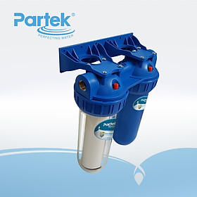 Bộ lọc nước sinh hoạt nhiễm phèn Partek series P1020-2PRS-H cao cấp - hàng chính hãng