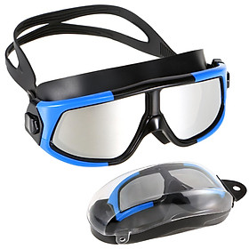 Kính bơi chuyên nghiệp, kính lặn có lơp phủ chống sương mù-Màu xanh đen