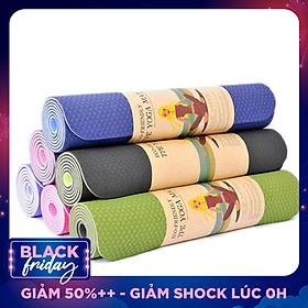 Thảm Tập YoGa miDoctor + Bao Thảm Tập Yoga + Dây Thảm Tập Yoga (Giao Màu Ngẫu Nhiên)