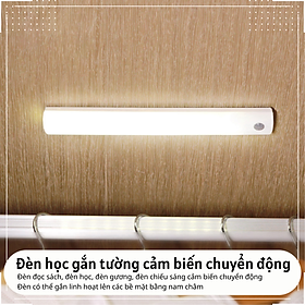 Mua Đèn học gắn tường Cảm biến chuyển động Sạc pin Độ sáng vô cấp Siêu mỏng