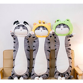 Thú nhồi bông mèo hoàng thượng cosplay form dài - Size từ 65cm đến 110cm- Quà tặng gấu bông mèo nhồi bông dễ thương - Gối ôm mềm mịn cho bé