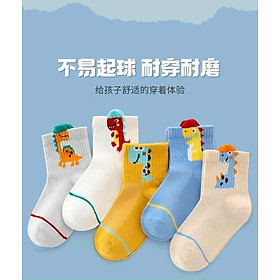 LỐ 10 ĐÔI TẤT KHỦNG LONG SIÊU HOT DỄ THƯƠNG CHO BÉ