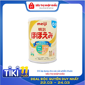 Sữa Bột Meiji Nội Địa Hohoemi Milk Số 0 (800g)