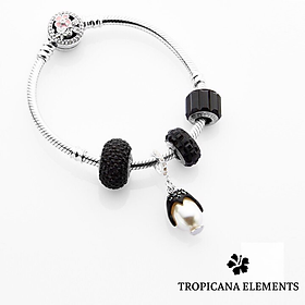 Vòng Tay Tropicana Phối Charm Swarovski Chim Cánh Cụt