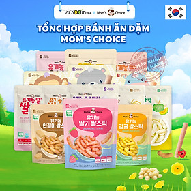 Bánh ăn dặm cho bé 6 tháng Moms Choice từ gạo hữu cơ Hàn Quốc - ALADDINVINA