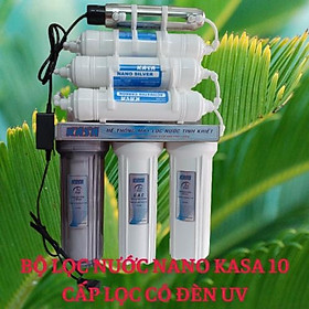 Mua MÁY LỌC NƯỚC KASA 10 CẤP LỌC CÓ ĐÈN UV CÔNG NGHỆ NANO HYDROGEN (KHÔNG NƯỚC THẢI)