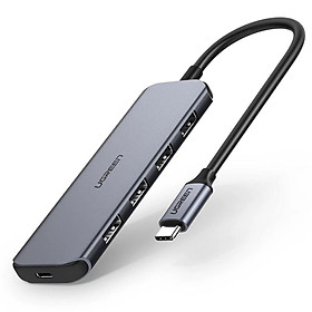 Mua Ugreen UG60268CM164TK 15CM màu đen HUB 4 cổng USB TYPE C ra 4 x USB 3.0 - HÀNG CHÍNH HÃNG