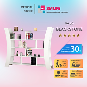 Mua Giá sách gỗ công nghiệp trang trí đẹp SMLIFE Blackstone
