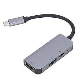 USB C To HDMI 3 in 1 Cable Converter for Samsung Huawei Apple Mac NS Usb 3.1 Type C To HDMI 4K Adapter Cable