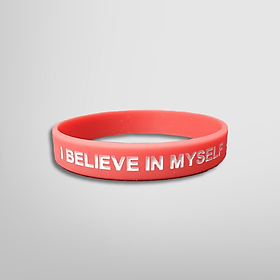 Vòng Đeo Tay Cao Su Thể Thao Nam Nữ I BELIEVE IN MYSELF - 1 Vòng