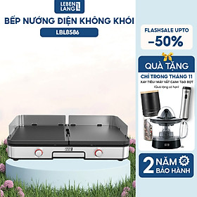 Mua Bếp nướng điện không khói Lebenlang LBL8586  khay nướng tháo rời  chống dính cao cấp  công suất 2000W  bảo hành 2 năm - hàng chính hãng