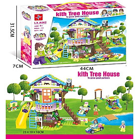 Lắp ráp Ghép Hình Ngôi Nhà Trên Cây 587 miếng ghép SP629