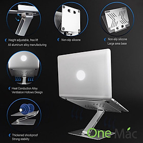 Mua CP49 Giá đỡ nâng laptop stand nhôm một chân  chỉnh góc nghiêng và hỗ trợ tản nhiệt máy tính xách tay một chân