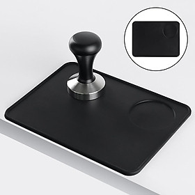 Silicone Coffee Tamper Mat Espresso Silicone Mat Anti-Slip Espresso Tamper Mat Coffee Tamp Mat Coffee Powder Pad Protect Your Coffee Worktop