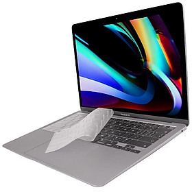 Miếng phủ bàn phím cho MacBook Air 13.3 New 2020 hiệu JCPAL FitSkin Clear Tpu siêu mỏng 0.2 mm - Hàng nhập khẩu