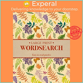 Sách - Large Print Wordsearch - Easy-to-Read Puzzles by Eric Saunders (UK edition, paperback)