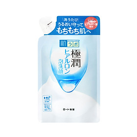 Túi refill bọt rửa mặt dưỡng ẩm Hada Labo Gokujyun Moisturizing Foaming Wash 140ml