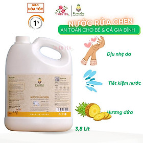 Mua   Nước rửa chén bát Fuwa3e 3 8L an toàn cho bé   enzym dịu nhẹ sạch nhanh chén đĩa không nhờn rít