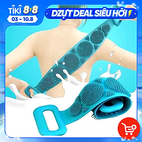 Mua Khăn Tắm Cọ  Chà Lưng 02 Mặt Silicon Đa Năng Funu - Giao Màu Ngẫu Nhiên