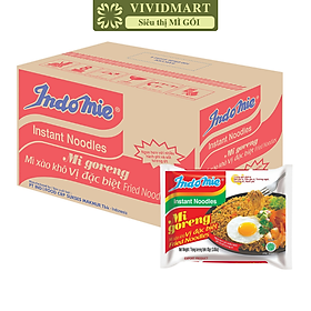 INDOFOOD - Mì xào khô Indomie Goreng vị Đặc biệt, Mì Indomie vị Đặc biệt, Mì xào Indomie, Mì Indomie Indonesia (85g/gói)