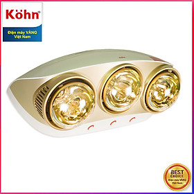 Đèn Sưởi Nhà Tắm 3 Bóng Kohn KU03G 825W - Hàng Chính Hãng