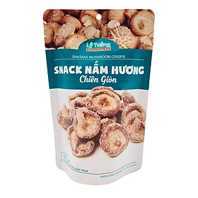 Snack nấm hương khô chiên giòn - Nấm Lý tưởng - 30g