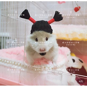Nón mũ hamster tóc giả 1