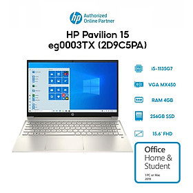 Mua Laptop HP Pavilion 15-eg0003TX 2D9C5PA i5-1135G7 4GB 256GB MX450 15.6  W10 Hàng Chính Hãng