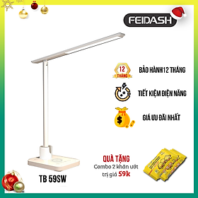 Mua Đèn Bàn Học Cảm Biến Thông Minh FEIDASH TB59S / TB59SW -  Nút cảm ứng 1 chạm kết hợp thanh trượt điều khiển độ sáng tiện dụng - Khớp nối giúp gấp gọn dễ dàng  tiết kiệm không gian - Tính năng khử ánh sáng xanh chống cận và bảo vệ mắt - Hàng chính hãng