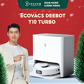Mua Robot hút bụi lau nhà Ecovacs Deebot T10 Turbo - Phiên bản quốc tế - Hàng chính hãng- Tự động giặt khăn