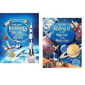 Hình ảnh Combo 2 Cuốn: Big Book Of Stars And Planets - Cuốn Sách Khổng Lồ Về Các Ngôi Sao Và Các Hành Tinh + Big Book Of Rockets And Spacecraft - Cuốn Sách Khổng Lồ Về Tên Lửa Và Các Thiết Bị Vũ Trụ