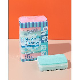 Mua Set 5 Miếng Bọt Biển Rửa Chén 2 Mặt