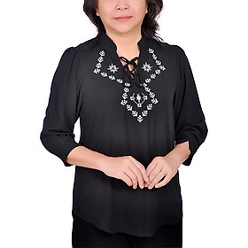 Áo Chiffon Nữ Thêu ALX ALX40