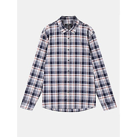 Áo Sơ Mi Nam SAP Raised Navy Big Check Shirt MNYS20W10 - SIZE 110/115