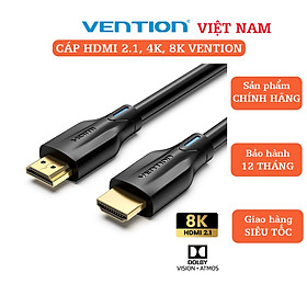 Mua Cáp HDMI 2.1 Vention đầu mạ vàng  hỗ trợ 4k 8k60hz. Hàng chính hãng