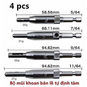 Mũi khoan bản lề chuôi lục giác