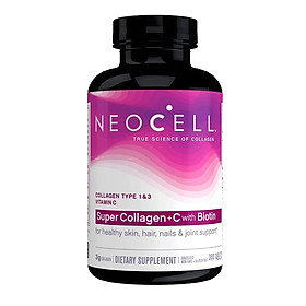 Viên uống Collagen NeoCell Super Collagen +C và Biotin mẫu mới