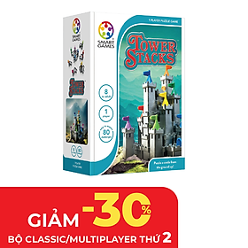 Đồ chơi thông minh Smartgames Thử Thách Tower Stacks