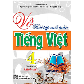 Sách - Vở bài tập cuối tuần tiếng Việt lớp 4 (bám sát SGK Cánh Diều)