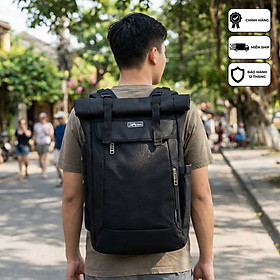 Balo Du Lịch Thời Trang Xbags Dark Bear XB 1202 Nắp Cuộn Chống Nước Dung Tích Lớn Đa Năng Nam Nữ Cao Cấp!