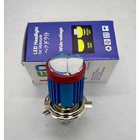 Đèn Pha Bi Cầu Chân H4 cắm như zin 2 màu có chế độ sáng pha giữ cos mẫu NEW 2025