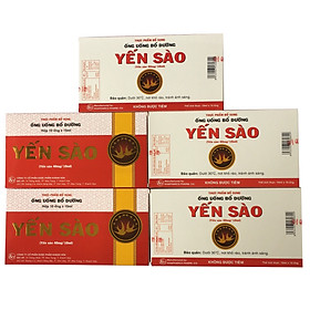 Combo 5 hộp Ống yến sào Khánh Hòa (50 ống x 10ml)