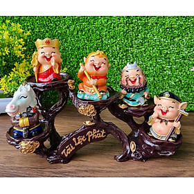 Mua Bộ 05 tượng Thầy trò Đường Tăng - Tây Du Ký kèm chân đế Tài Lộc Phát