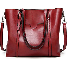 Women's Large Capacity Multi-function Shoulder cross body handbag Fashion Wild Pu Leather Tote bag