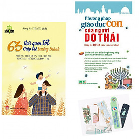 [Download Sách] Combo 2 Cuốn: 63 Thói Quen Tốt Gíup Trẻ Trưởng Thành + Phương Pháp Gíao Dục Con Của Người Do Thái - Tặng Kèm Bookmark PĐ