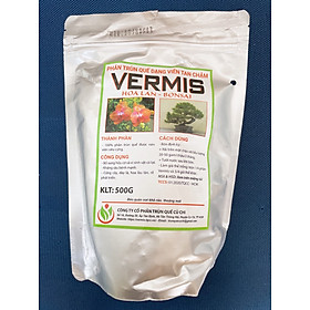 Mua Dinh dưỡng sinh học- Phân trùn quế Vermis 500g (Hoa lan – Bon sai)
