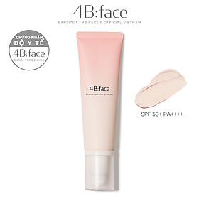 Kem chống nắng nâng tông 4B:face Blossom Pink Tone up Cream SPF50+ PA++++ 50ml 4bface