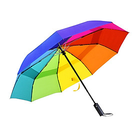 Windproof Umbrella for Rain Compact Automatic Umbrella Double Vented Canopy