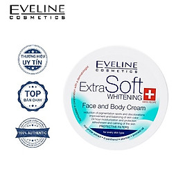 Hình ảnh Kem làm trắng da Eveline Whitening Face and Body Cream Extra Soft 200ml 